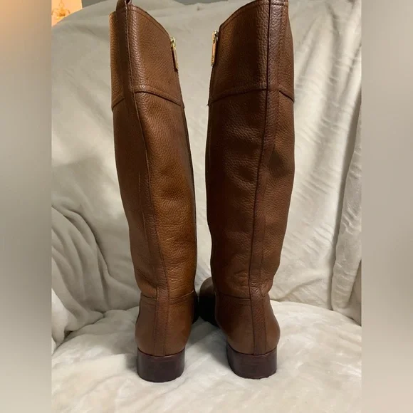 Tory Burch Brown Heeled Boots - Picture 2 of 6